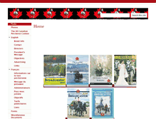 Tablet Screenshot of canadianpercherons.com